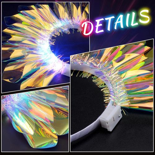 product_image_name-Generic-LED Headband Light Up Headband, Glow In The Dark Party Supplies, Glow Party Crown Hair Accessories for Women & Girls, Glow In The Dark Flashing Hair Band for Raves, Concerts, Halloween, Christmas-3