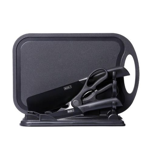 Generic 5 pcs Knife Set With Chopping Board