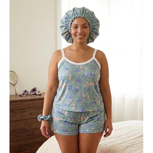 product_image_name-Fashion-3 pieces ladies night wear -multi colors -1