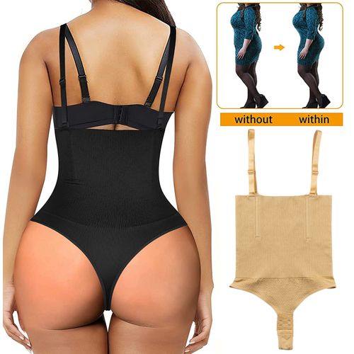 Shop Generic Sexy Body Shapewear Thong Waist Trainer Corset Open Bust Body  Shaper Seamless Invisible Bodysuit Slimming Belly Underwear Faja Online