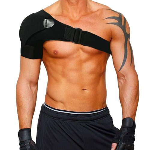 Shop Generic Shoulder Brace with Pressure Pad Neoprene Shoulder Support  Shoulder Pain Ice Pack Shoulder Compression Sleeve-Pink Online