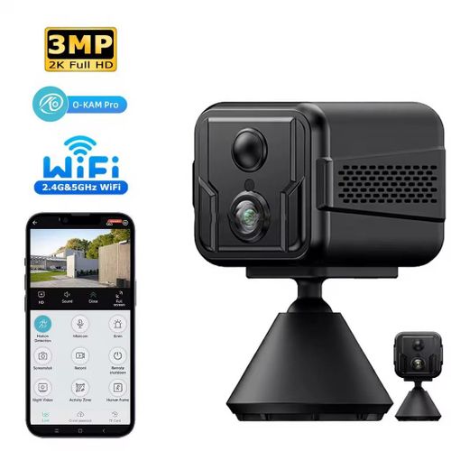 Generic T9W5 3MP Mini Hidden  WiFi Camera - Black - image 2