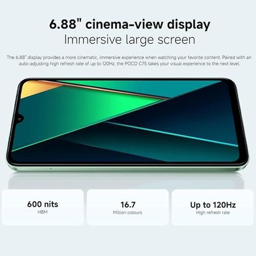 Shop Xiaomi POCO C75 (8GB RAM, 256GB ROM) - Green Online