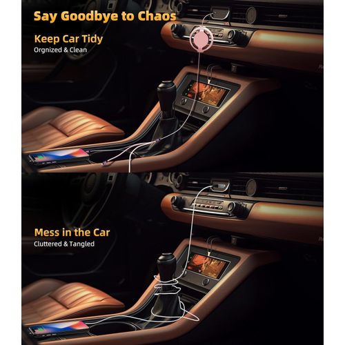 product_image_name-Advenza- 1 pc 3-IN-1 Retractable Fast Charging Cable(Type-C Mirco USB Lightning) Compatible with Android phones iPad Color: Pink-4