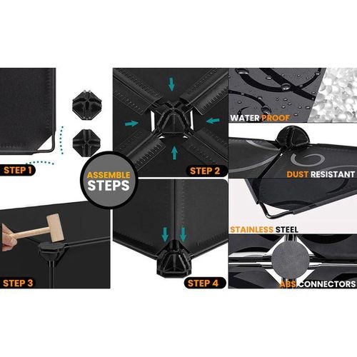 product_image_name-Lindy-16 Cubes Wardrobe + 8 Shoe Rack - Black/White-4