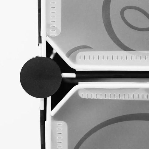 product_image_name-Lindy-16 Cubes Wardrobe + 8 Shoe Rack - Black/White-6