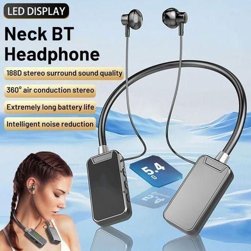 product_image_name-White Label-120hrs PIaytime Wireless Neckband Extra Deep Bass High QuaIity BIuetooth Earphones - BIack-3