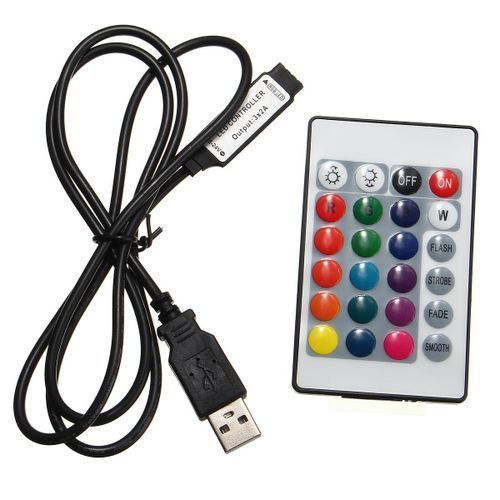 DC5V USB RGB TV Light Strip With 24 Keys Remote