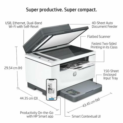 Hp LaserJet MFP M236sdw Wireless (Duplex) two-sided  Printer - image 4