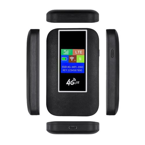 product_image_name-Generic-MF860-E LCD 4G LTE MIFI Router – 300Mbps, Global Compatibility-Black-2
