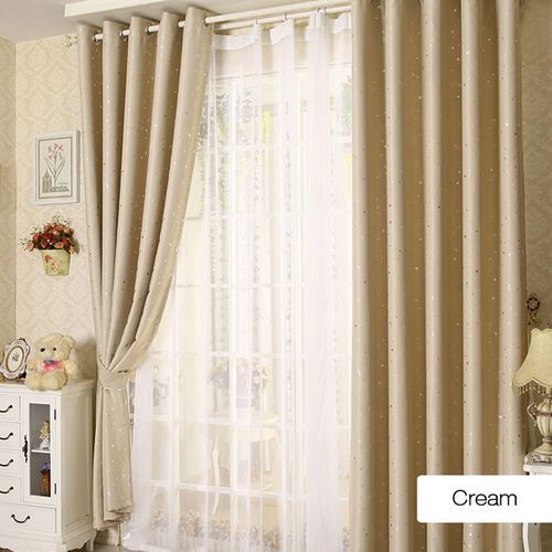 product_image_name-Generic-newHonana WX-C13 Sky Star Blackout Curtains Thermal Insulated Grommets Drapes for Bedroom Decor-2