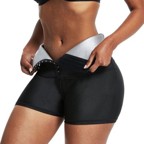 Shop Generic Body Shaper Slimming Shorts Sweat Sauna Pants Waist Trainer  Shapewear Tummy Hot Thermo Slim Leggings Weight Loss Fitness Workout Online
