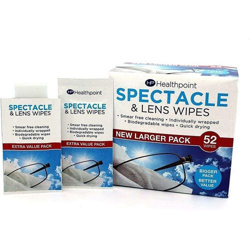 product_image_name-Healthpoint-Spectacle & Lens Wipes (52 Wipes) - White-3