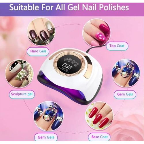 AD UV Nail Curing Lamp - White - image 2
