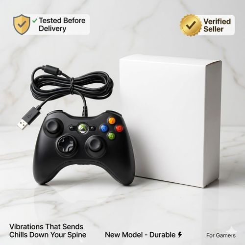 Microsoft Xbox 360 Wired Controller Pad USB Gampad Joystick For PC & Xbox 360