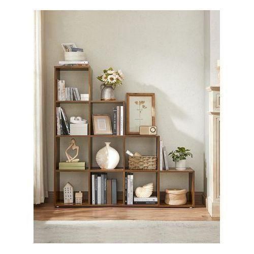 product_image_name-LASA-10-Cube Wooden Ladder Shelf – Books & Décor Storage-8