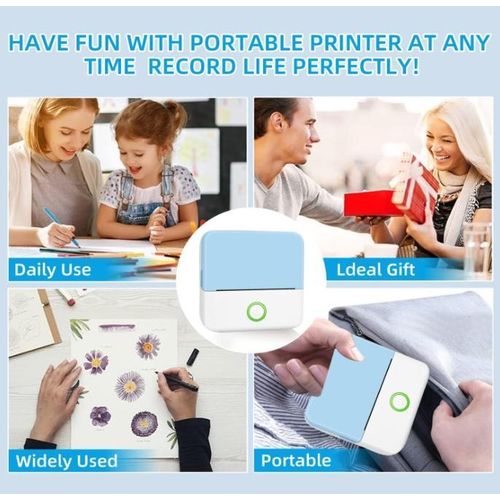 product_image_name-Generic-Mini Photo Printer,Portable Thermal Printing Machine,Portable Mini Printer - Bluetooth Thermal Printer-2