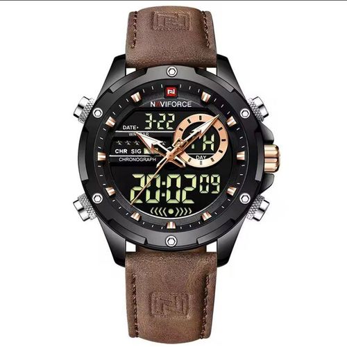 product_image_name-Naviforce-Men Luxury Chronograph Watch – Waterproof Quartz Digital Wrist Watch – Stylish Sports & Casual Timepiece-1