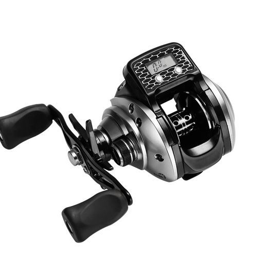 Shop Generic Electronic Fishing Baitcasting Reel 6.3/1 Speed Ratio Accurate  Counting Line Digital Display for Pike Sea Fishing Carp Outdoor Style A Red  Online