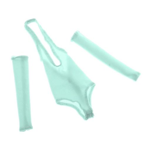 Shop Generic 1/6 Female Bikini Underwear Clothes With Sleeve For 12 Action  Blue Online