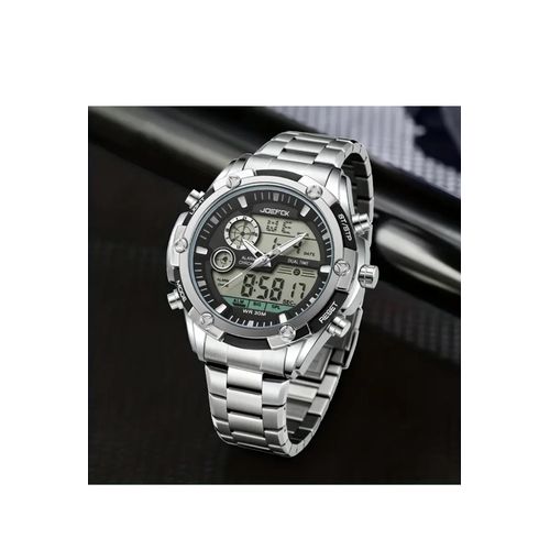 Luxury Original men’s silver dual face watch - image 3
