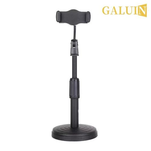 product_image_name-GALUIN-Stable and non-slip phone stand - Adjustable height and angle desktop stand, suitable for all mobile phones (Black)-4