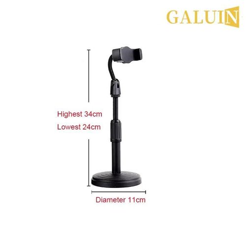 product_image_name-GALUIN-Stable and non-slip phone stand - Adjustable height and angle desktop stand, suitable for all mobile phones (Black)-5