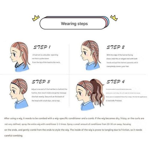 product_image_name-Fashion-Women's Long Wavy Brown Wig - 50cm, Heat-Resistant Fiber, Natural and Realistic-7