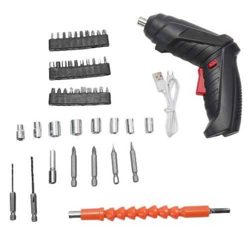 product_image_name-Generic-Electric Cordless Screwdriver Rechargeable Household Battery Drill-7