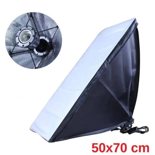 Generic 50×70cm Professional Photography Softbox Lighting Kit – Continuous Studio Light for Photo & Video