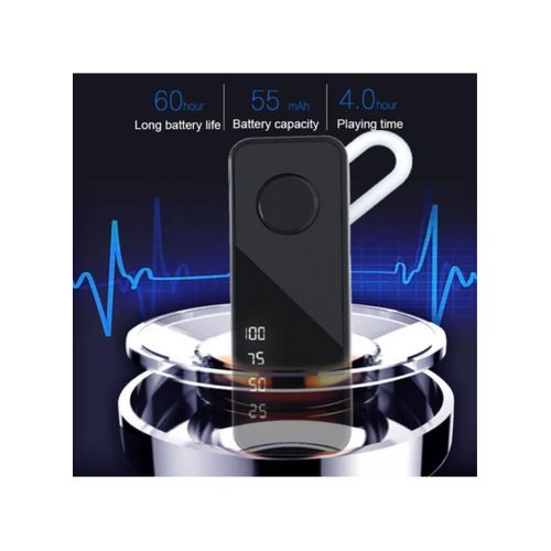 Generic Power Display Wireless Bluetooth Earphone In-ear Single - White - image 2
