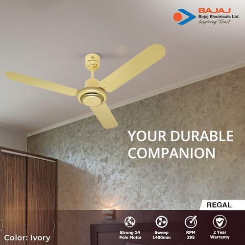 product_image_name-White Label-Bajaj Regal Quality Ceiling Fan - 56" Ivory-1