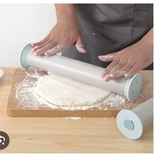 AD Multifunctional  Non - Stick Rolling Pin For Pastry For Making Pizza Pastry - Grey