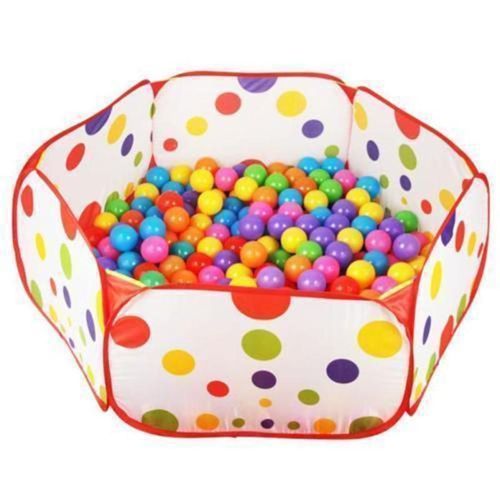 Generic 1m Foldable Toy Tent Game House without Balls for Kids Children - Multicolour - image 4