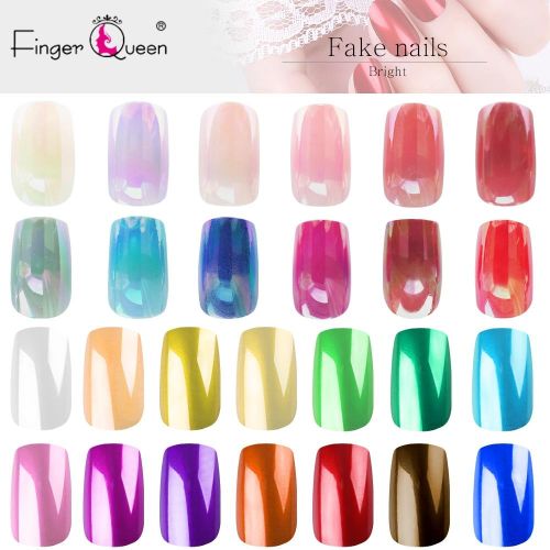 Love Milk Tea Color Halo Artificial Fingernails with Designs for Nail Art  Manicure Art - China Custom Press on Nails and Acrylic Nails Wholesale  price | Made-in-China.com