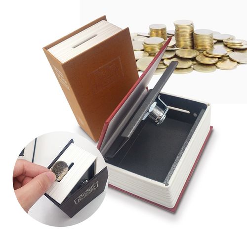 Mini Safes Metal Household Safe Box Creative Piggy Bank Key Safe