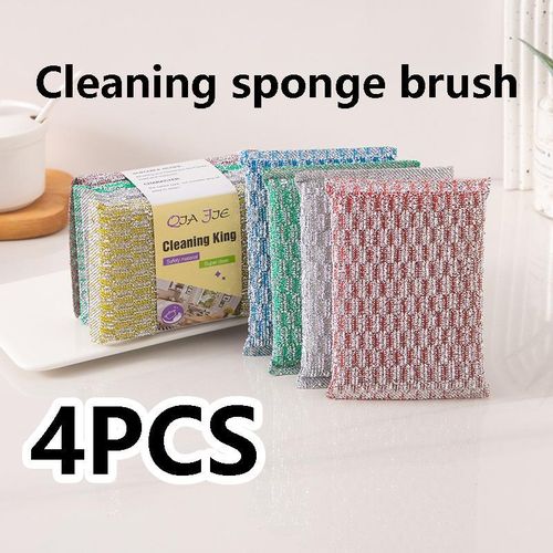 Generic Cleaning sponge, steel wire-4PCS