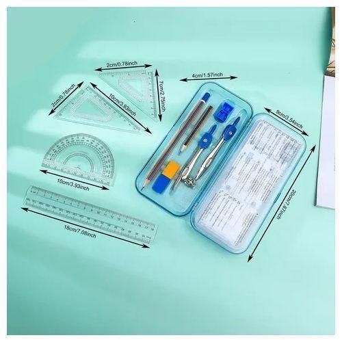 Generic CTIFREE 2 in 1 Scientific Student Calculator with Mathematical Set-Transparent - image 4