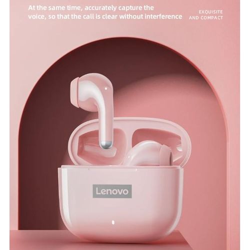 product_image_name-Lenovo-Thinkplus Wireless Earbuds LP40 PRO Bluetooth 5.3 Tws Earphone Long Battery Life Stereo Music Headset-3