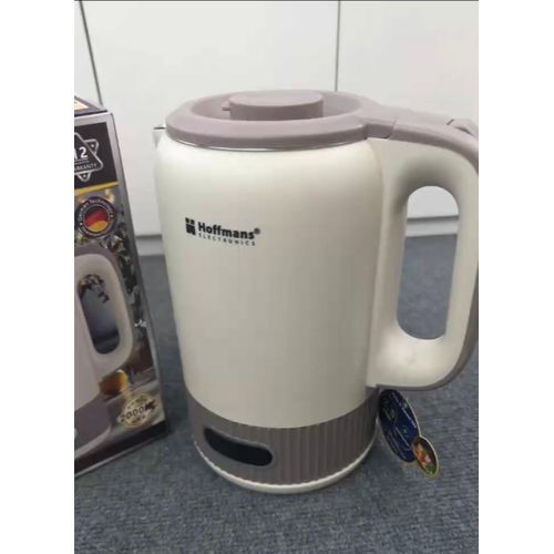 product_image_name-Hoffmans-HM-2574 Big Electric Kettle 2.5L Large Volume 2000W High Power Fast Heating Water Pot White Color-2