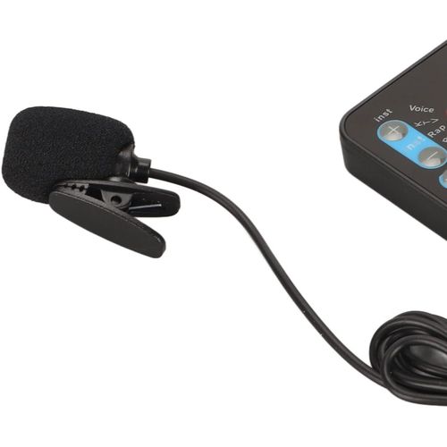 product_image_name-Generic-M10 Portable Phone Microphone Voice Changer - Mini Live Broadcast Voice Disguiser - Black-6