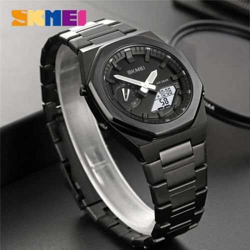 product_image_name-Curren-1816 Dual-Display Multifunctional Sports Watch for Men - Black-3