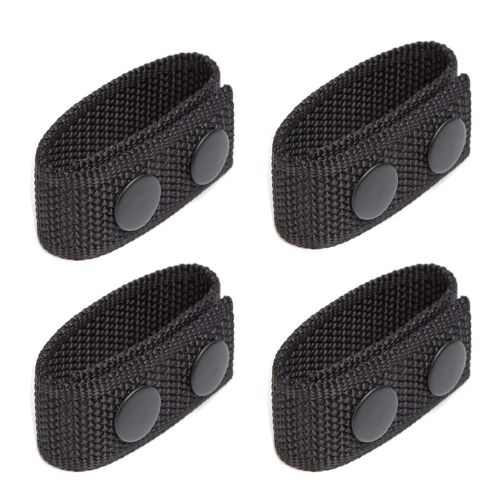 4Pcs Duty Belt Keeper with Double Snaps Security Tactical Belt Keepers
