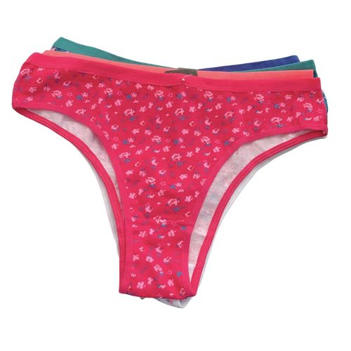 product_image_name-Generic-6 Piece Cotton Panty Set - Multicolor-2