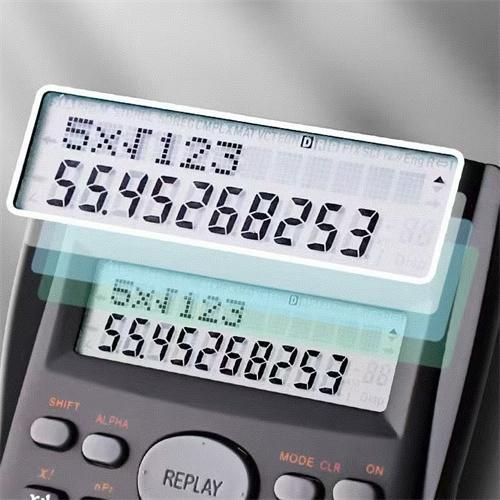 product_image_name-Generic-Mathematics Teaching Dedicated Calculator Handheld Portable Scientific Calculator Student 2-line Display Handheld Multi-function-3