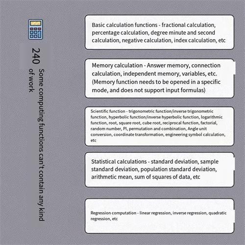 product_image_name-Generic-Mathematics Teaching Dedicated Calculator Handheld Portable Scientific Calculator Student 2-line Display Handheld Multi-function-5