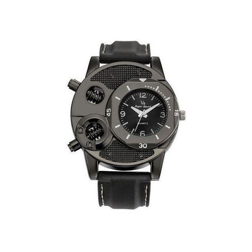 product_image_name-Fashion-Men's V8 Super Speed Waterproof Sport Quartz Wrist Watch - Black-6