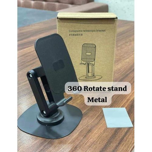 product_image_name-Generic-360° Cell Phone Stand for Desk, Cell iPhone Holder for Desk Foldable Office Desk Phone Stand for Video Recording Adjustable Travel Phone Mobile Stand for All Smartphones,iPhone,iPad,Switch(K69-Black)-6
