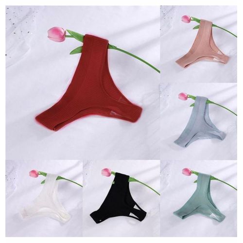 product_image_name-White Label-10 Pieces Of Cotton Panties Set - Multicolor-2