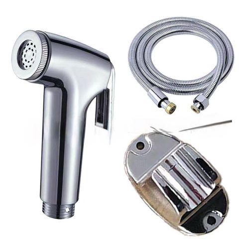 Generic Bidet SprayerCost-Effective Bidet Sprayer with Flexible Hose - Plastic & Stainless Steel Mountable Set